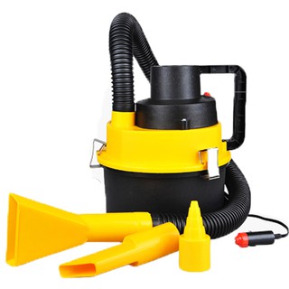 เครื่องดูดฝุ่นรถยนต์ อเนกประสงค์ เครื่องดูดฝุ่นในบ้าน กะทัดรัด Car Vacuum Cleaner (Black-Yellow)