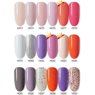 CHARZIEG ยาทาเล็บเจล สี H073-H090 สีเจลทาเล็บ Modelones ติดทนนาน เม็ดสีแน่น พร้อมส่ง!7.3ml