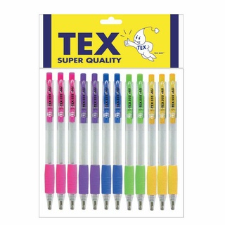 TEX 555 OB Jel ปากกาลูกลื่น แพ็ค 12 ด้าม