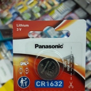 ถ่าน CR1632 Panasonic, Energizer, Maxell, Renata, Philips 3V จำนวน 1ก้อน ของใหม่ ของแท้