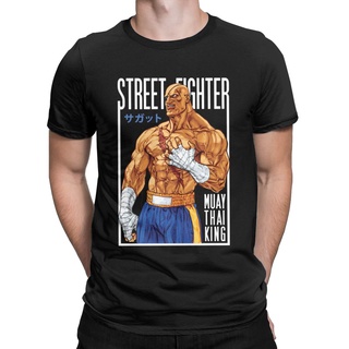 *ส่งจากไทย* ใหม่ เสื้อยืดลําลอง ผ้าฝ้าย แขนสั้น พิมพ์ลาย Street Fighter Sagat Essential สําหรับผู้ชาย 2022