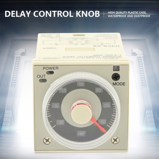 H3CR‑A8 Delay Timer Relay 1.2S‑300H Knob Control Time Relay 8‑Pin AC100‑240V