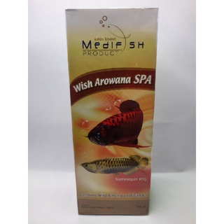 Wish Arowana Spa สารสกัดจากธรรมชาติช่วยปรับสภาพน้ำเหมือนแหล่งต้นกำเนิดของปลา ปริมาณ 240 มิลลิลิตร