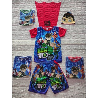 ชุดเบนเทนฟรีหน้ากาก(1-3ปี)ลายสวยขายดี พร้อมส่ง