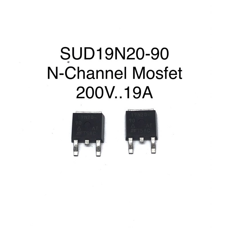 10 ชิ้น/ล็อตใหม่ 19N20-90 SUD19N20-90 SUD19N20-90-E3 TO-252 200V 19A 100W MOS FET