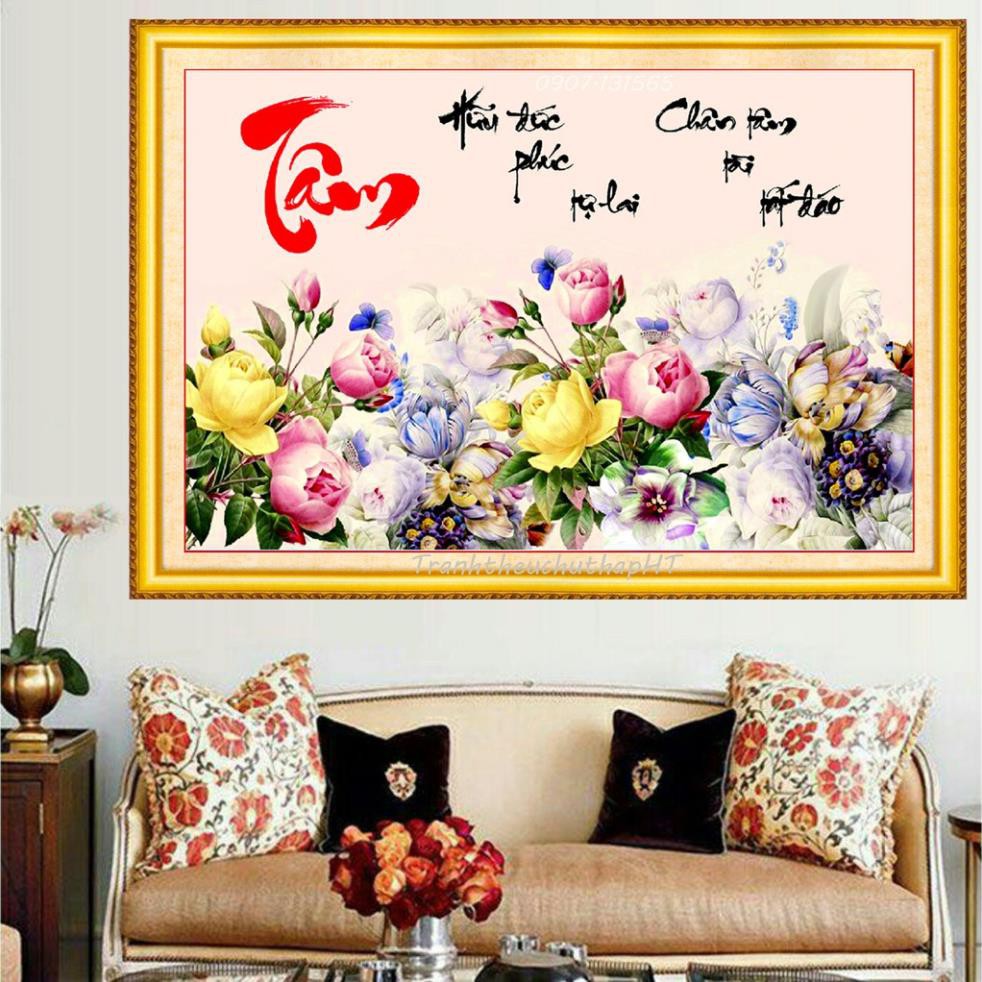 [Delivery48]- ภาพวาดเพชรรูปหัวใจ VS165- NCS-Ngoc CHAU SHOP