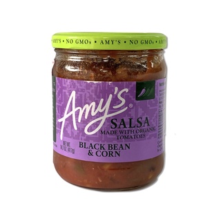 Amy’s Salsa 417g. ( ซอสซัลซ่า) BlackBean&amp;Corn