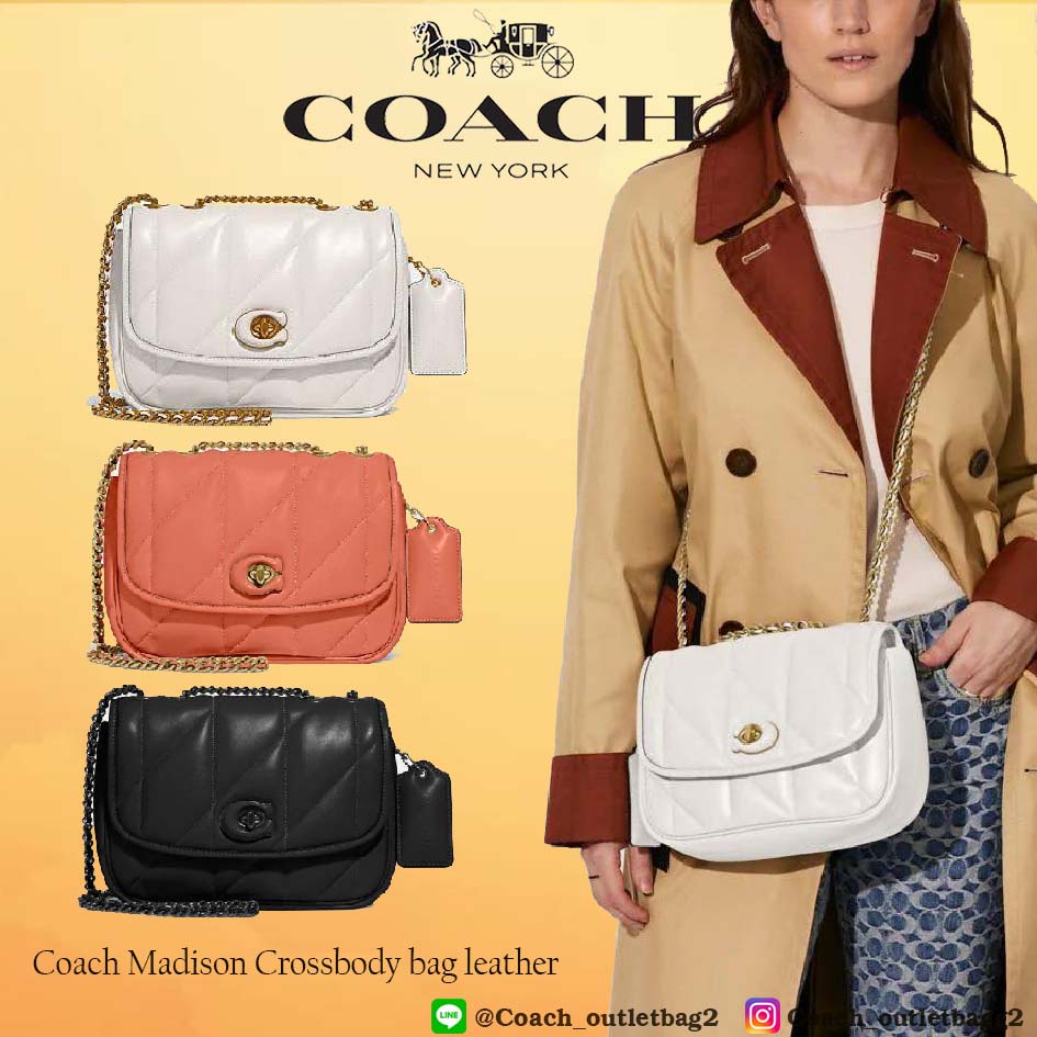 COACH Madison Crossbody bag leather