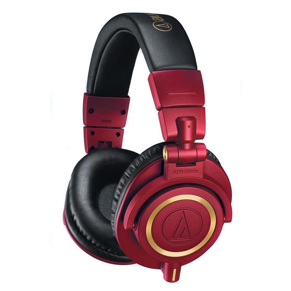 Audio Technica ATH - M50X Red. หูฟังสตูดิโอ
