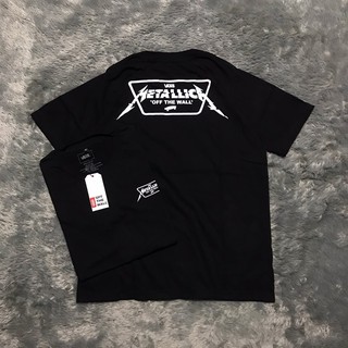 Vans X Metallica เสื้อยืดเสื้อกระจกคุณภาพสูง