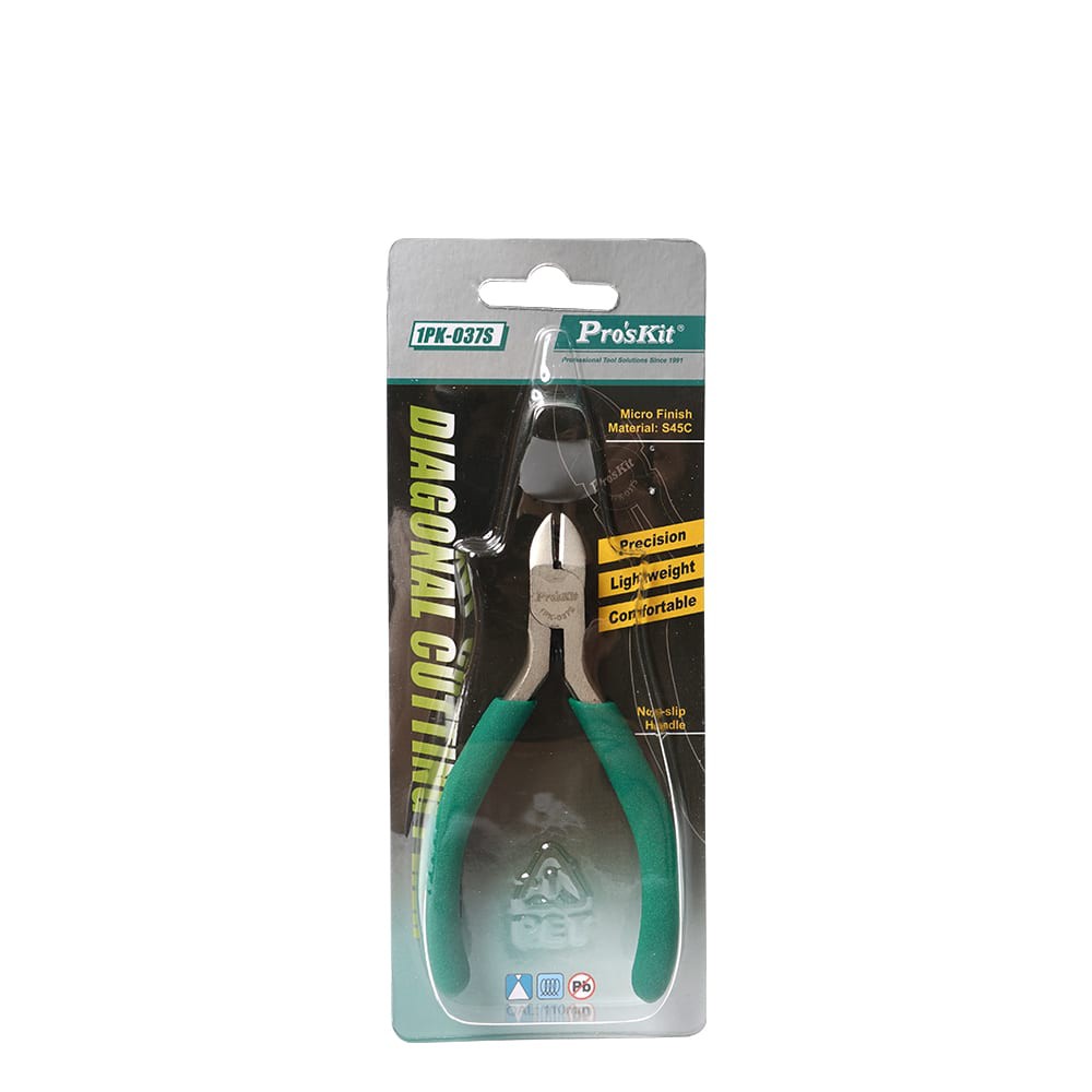 Pro'sKit คีมตัด 110MM.1PK-037S Diagonal Cutting Plier