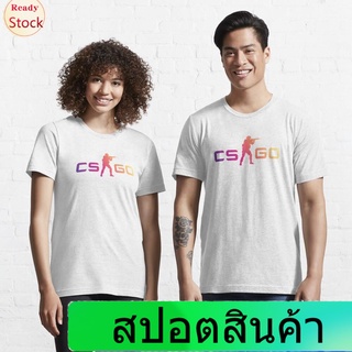 เสื้อยืดผู้ชายและผู้หญิง CSGO FADE Essential T-Shirt Short sleeve T-shirts