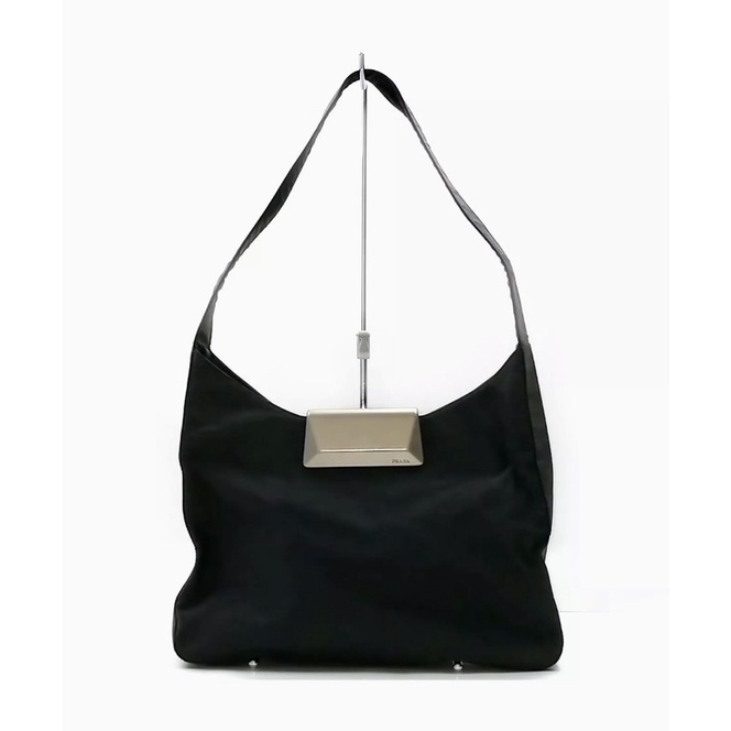 Prada nylon shoulder bag vintage black