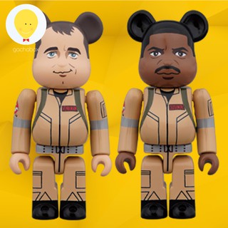 gachabox Bearbrick Ghostbusters Peter Venkman and Winston Zeddemore 2x100% แบร์บริค ของแท้ พร้อมส่ง Be@rbrick