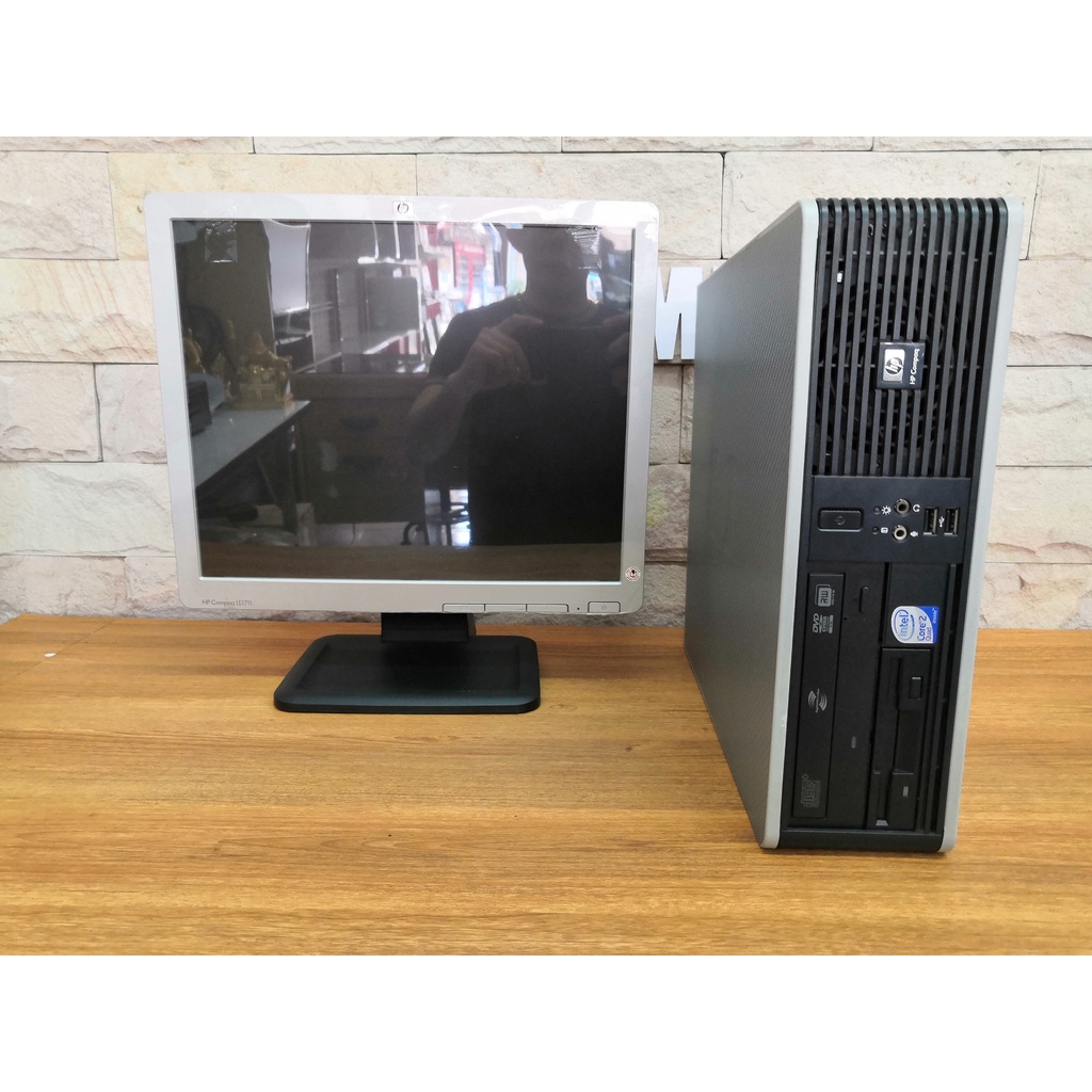 PC Computer Set คอมพิวเตอร์ชุดมือสอง HP Core 2 Quad/RAM 4GB/HDD 250GB