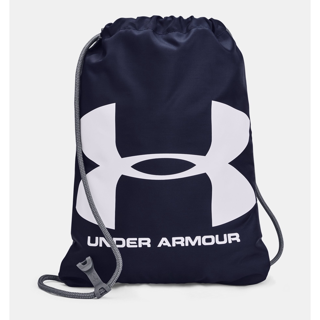 🎒UNDER ARMOUR UA Ozsee Sackpack กระเป๋าอเนกประสงค์ UNDER ARMOUR 16 ลิตร รุ่น UA Ozsee(สี Midnight Navy/Steel)