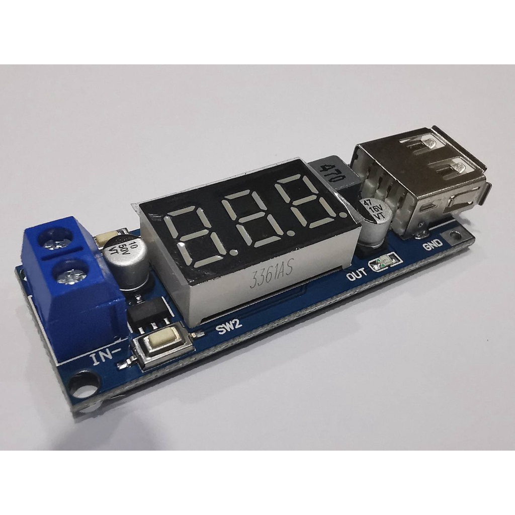 อุปกรณ์แปลงไฟ 5-40 V.DC(ไฟรถยนต์12V.)ให้ลดลงเหลือ 5V.DC รูปที่ 3
