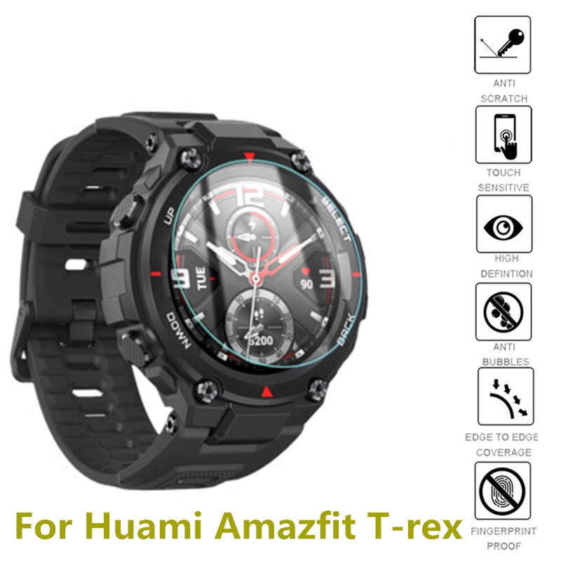 ตัวป้องกันหน้าจอ กระจกนิรภัย สำหรับ Huami Amazfit T-Rex Pro