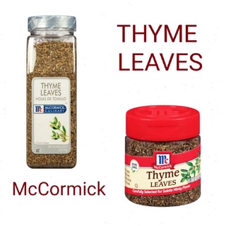 (พร้อมส่ง) McCormick แม็คคอร์มิค Thyme Leaves ใบไทม์ ไทม์ลีฟ ขนาด 10และ170 กรัม