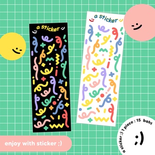 a sticker / enjoy with sticker