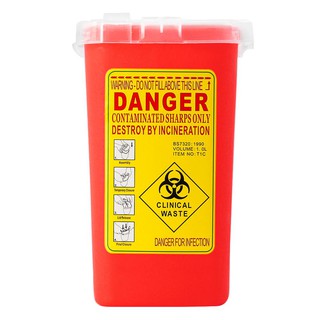 Sharps Container Bin Tattoo Medical Biohazard Piercing Needle Collect Box Oticle