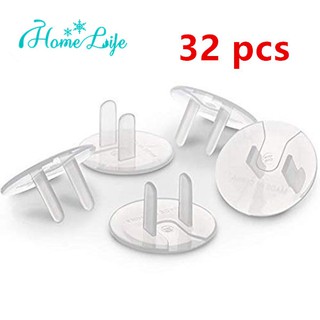 [ยอดนิยม]Outlet Plug Covers (32 Pack) Clear Child Proof Elec…
