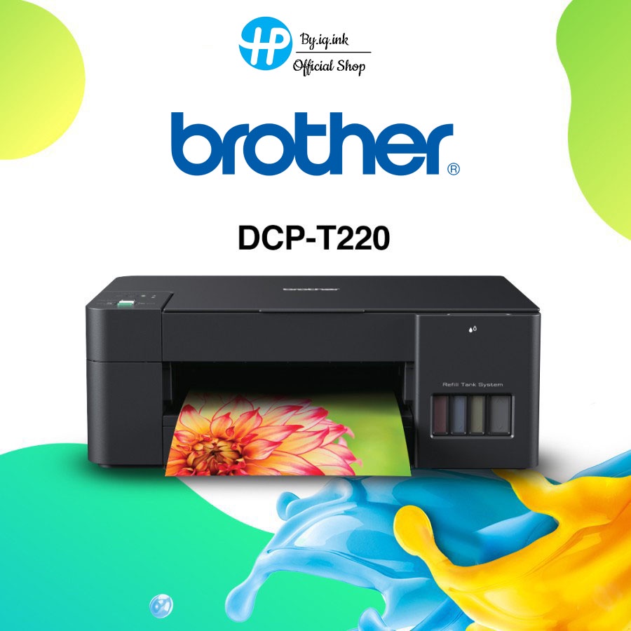 Brother Dcp-T220 เครื่องพิมพ์ พร้อม หมึกแท้ 1ชุด PRINT SCAN COPY