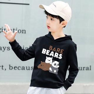 E04เสื้อฮู้ดเด็กแขนยาว ผ้านุ่มใส่สบายฯได้ทั้งเด็กชายและเด็กหญิง