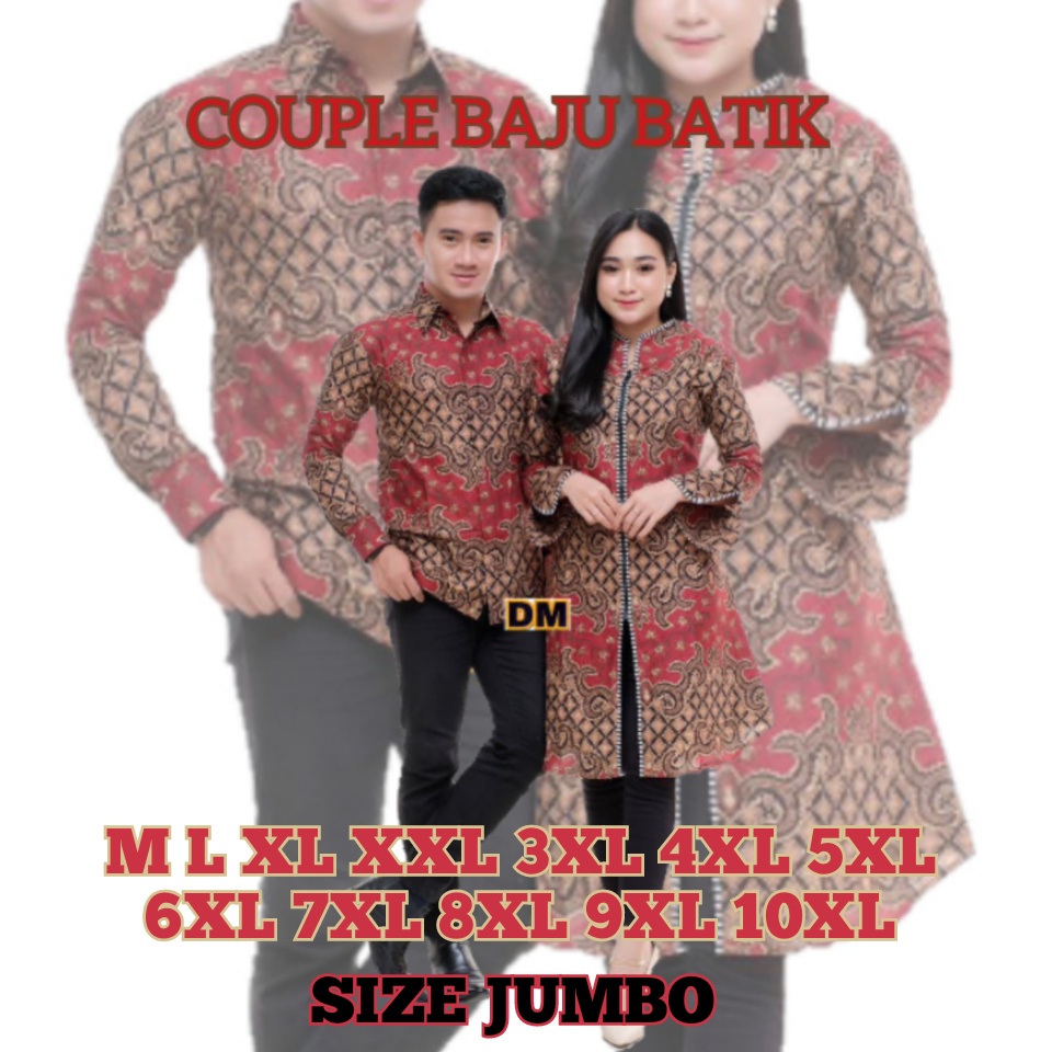 เสื้อบาติก แขนยาว สไตล์โมเดิร์น สําหรับคู่รัก ครอบครัว ไซซ์ M L XL XXL 3XL 4XL 5XL 6XL 7XL 8XL 9XL 1