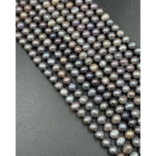 Brownish black pearl 7to8mm ไข่มุกดำน้ำตาล