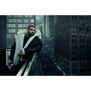 Drake โปสเตอร์ Poster วอลเปเปอร์ ตกแต่งผนัง วงดนตรี  Hiphop ฮิปฮอป
