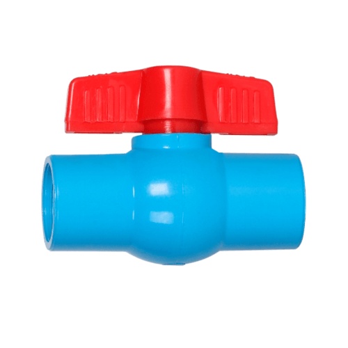 GlobalHouse VAVO บอลวาล์วพีวีซี 1/2"(18) แบบเกลียว สีฟ้า สินค้าของแท้คุณภาพดี