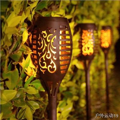 ஐOutdoor Led Solar Lights Flickering Dancing Flame Torch Solar Lighting Waterproof Lamp For Garden Decoration Landscape