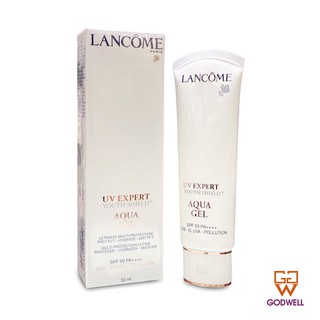 Lancome - Uv Expert Youth Shield Aqua เจลป้องกันผิว Spf 50 / Pa+++ 50 มล. - จากการจากการแต่งกายฮ่องกง Kong