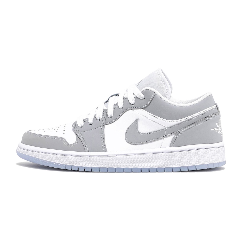 NIKE Air Jordan 1 Low "Wolf Grey" ของแท้ 100% | Shopee Thailand