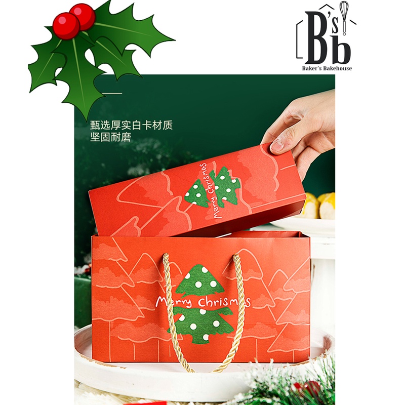 CHRISTMAS COOKIES BISCUIT NOUGAT CANDY SNOWFLAKE CRISP กล่องบรรจุ