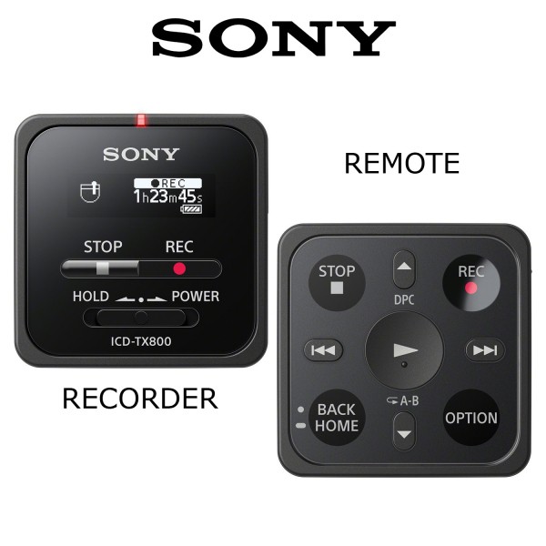 Sony ICD-TX800 Dictaphone numérique 16 Go avec écran OLED 