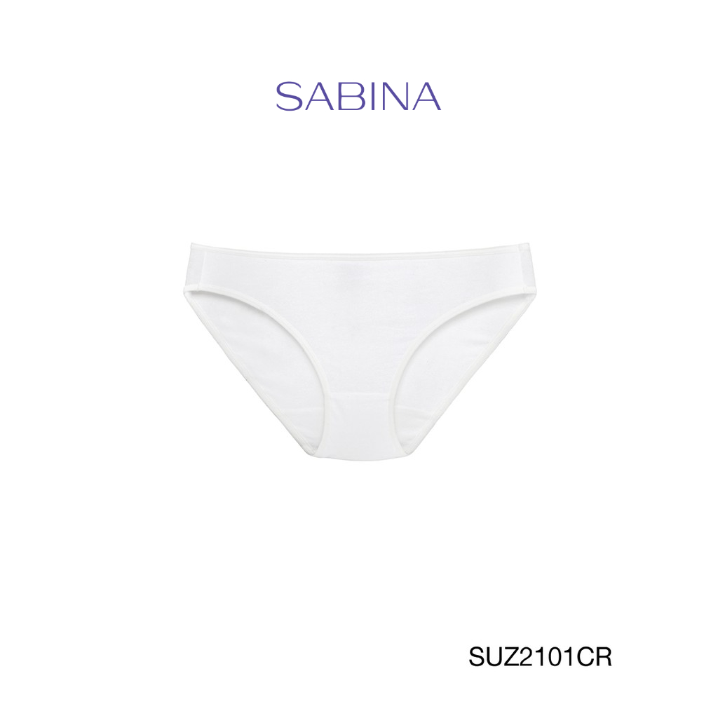 Sabina กางเกงชั้นใน (Bikini Sexy) รุ่น Panty Zone รหัส SUZ2101CR สีครีมขาว