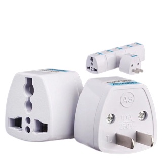 ปลั๊กไฟ อะแดปเตอร์ Universal to EU UK AU SG My ID PH TH ปลั๊ก AC Power Travel Plug Converters