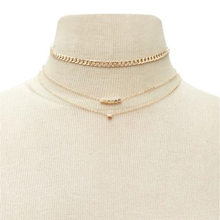 สร้อยคอ แบบแยก3ชิ้น พร้อมส่ง!!!! (code-3F)