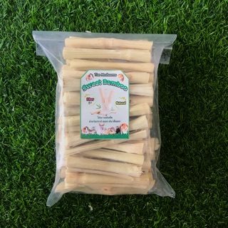 ไผ่หวาน 🎍Sweet Bamboo 500 g - 1 kg. ไม้ลับฟันสัตว์เลี้ยง สำหรับสัตว์ฟันแทะ กระต่าย,แพรี่ด็อก,ชูการ์,แฮมเตอร์