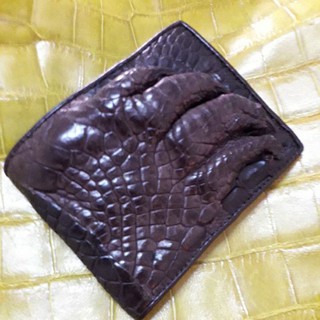 crocodile bifold wallet paw กระเป๋าสตางค์ในสั้น