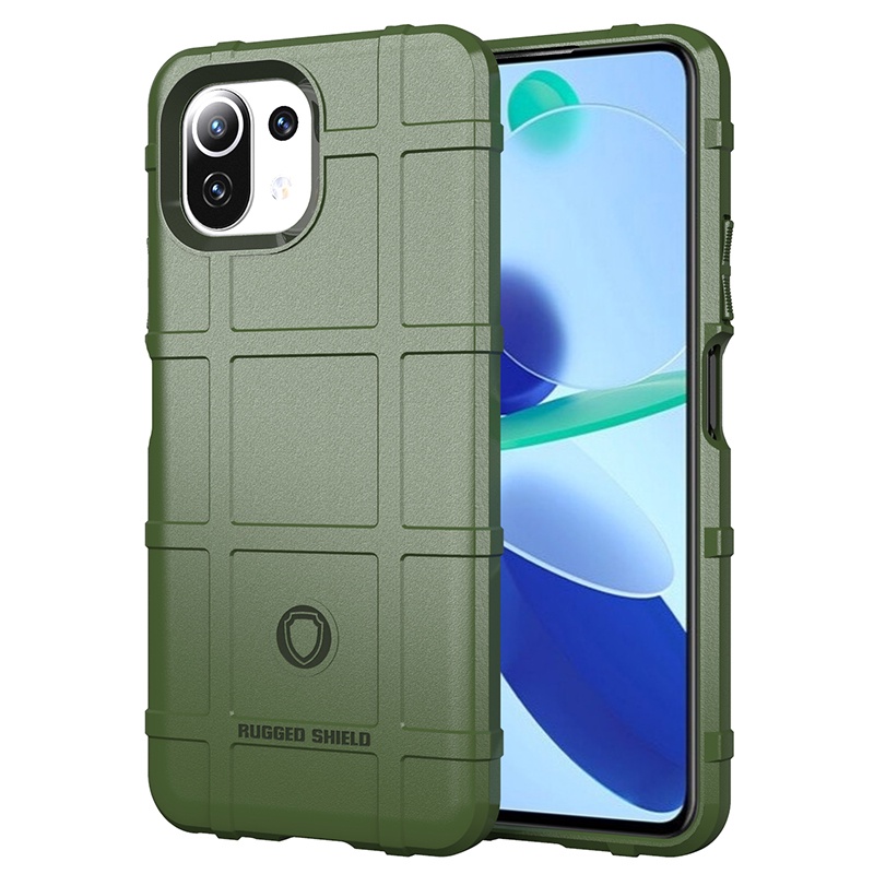 เกราะหนักซิลิโคนสําหรับxiaomi Mi 11 lite Matte SoftสําหรับXiaomi 11 lite 5G Mi11 lite 5G NE ShockProof Shieldกรณี
