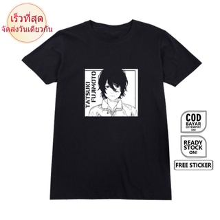 เสื้อยืดคอสเพลย์ การ์ตูนญี่ปุ่น MANGA WAIFU TATSUKI FUJIMOTO CHAINSAW MAN FIRE PUNCHเสื้อยืดคอกลม