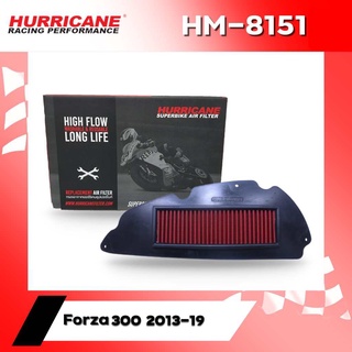 กรองอากาศ HURRICANE HM-8151 Honda Forza300 2013-19