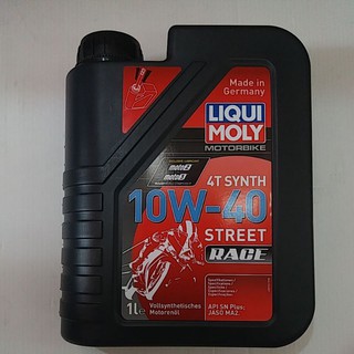 น้ำมันเครื่อง (LIQUI MOLY) 4T 10w-40 1L(4100420207532)