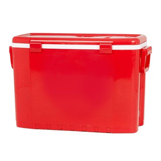 🔥HOT🔥 ถังแช่อเนกประสงค์ WELL WARE AG994 55 ลิตร สีแดง ภาชนะใส่น้ำและน้ำแข็ง HARD COOLER WELL WARE AG994 55L RED