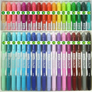 ปากกาสี monami Live COLOR (เบอร์สีที่1-20)