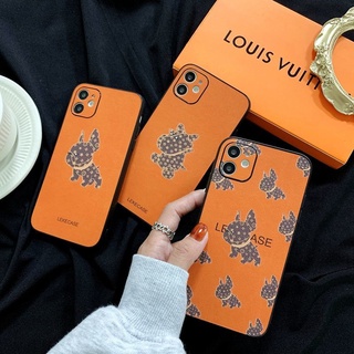 หนัง Bulldog Apple 12promax เคสโทรศัพท์มือถือ iPhone11 รวมทุกอย่าง xr/xs anti-drop 7/8plus