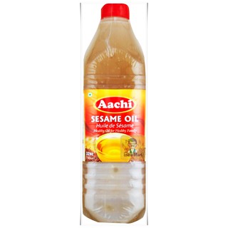 น้ำมันงาสกัดธรรมชาติ ยี่ห้อ Aachi (500 มล) -- Aachi Pure Sesame Oil (500 ml)